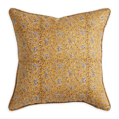 Walter G Ubud Golden Linen Cushion - 50cm