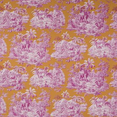 Manuel Canovas Bengale 100% Cotton Fabric - Fuchsia