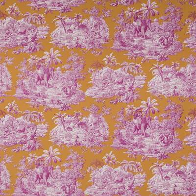 Manuel Canovas Bengale 100% Cotton Fabric - Fuchsia [products: Order Fabric By The Metre]