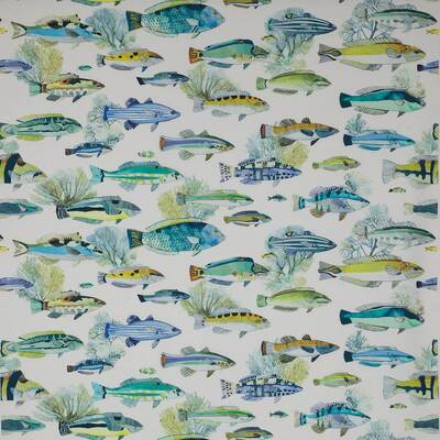 Manuel Canovas Fidji Polyester Fabric - Aqua