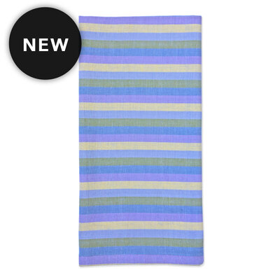 Jervis Stripe Tea Towel - Violet