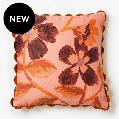 Bonnie and Neil Cosmos Pink Cushion - 50cm