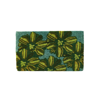 Bonnie and Neil Candy Teal Door Mat