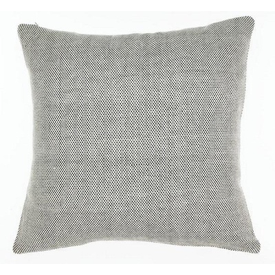 Hopsack Charcoal White Cushion Cover - Various Sizes