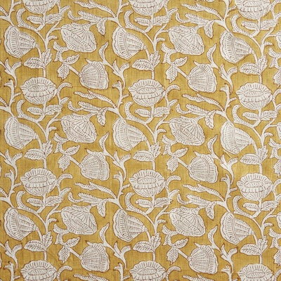 Walter G Marbella Linen Fabric - Saffron