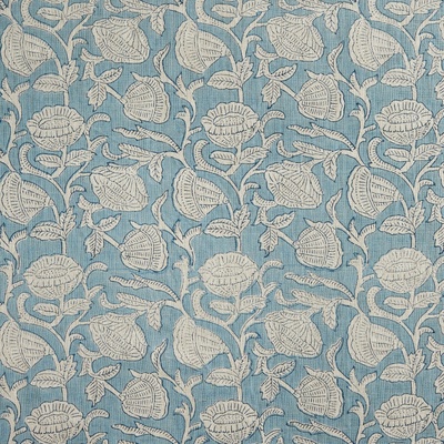Walter G Marbella Linen Fabric - Azure