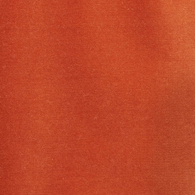 Opulent Luxurious Pile Cotton Velvet Fabric - Orange