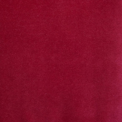 Opulent Luxurious Pile Cotton Velvet Fabric - Crimson