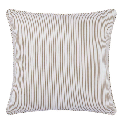 Mosley Stripe Taupe Cushion Cover - Various Sizes