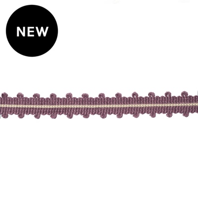 Pretty Braid Trim 16mm - Plum