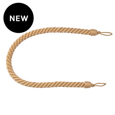 Tie Back Rope Trim - Camel