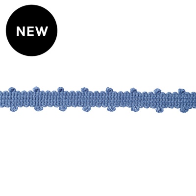 Picot Braid Trim 10mm - Denim