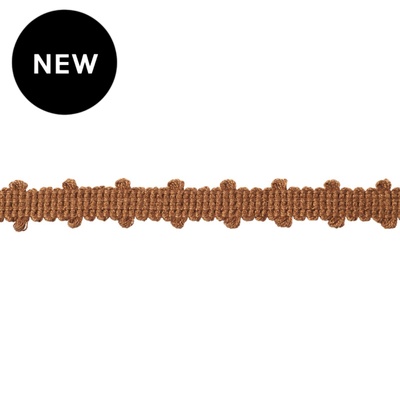Picot Braid Trim 10mm - Chestnut