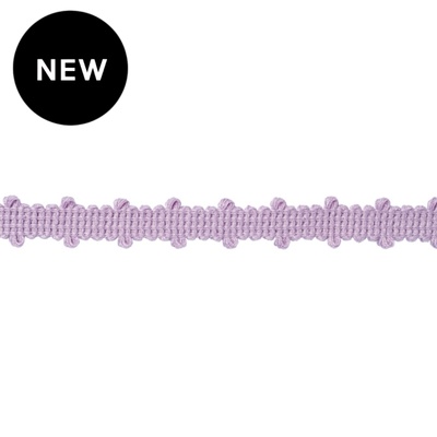 Picot Braid Trim 10mm - Lavender