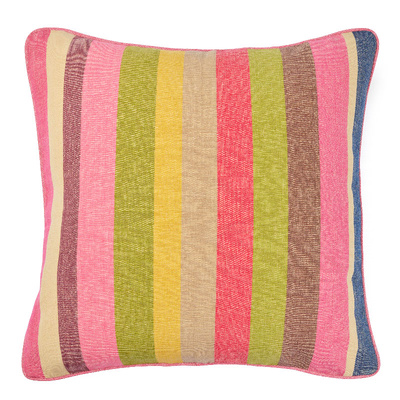 Spice Stripe Relish Cushion Cover - Various Sizes