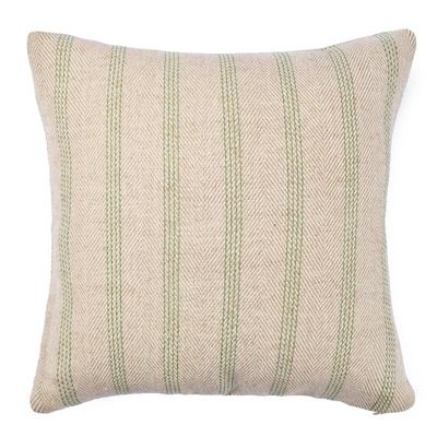 Multi Twill Stripe Forest Cushion Cover - Various Sizes