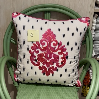 Embroidered Cushion Cover, 55cm x 55cm (DesignNC184)