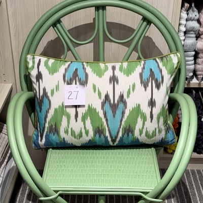 Cashew Nut Love Blue/Green Cushion Cover, 40cm x 60cm