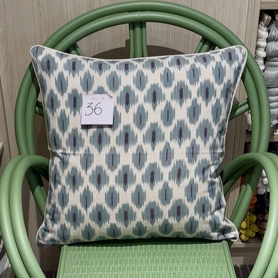 Flowers on Water Sky Cushion Cover, 55cm