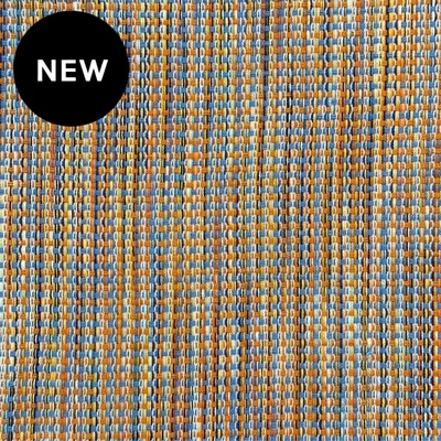 Manhattan Upholstery Weight Double Weave Fabric - Multi Denim