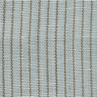 Bombo Stripe Nylon Backed Fabric - Sky