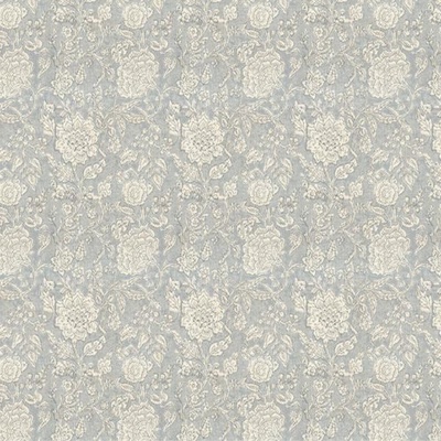 Nahla Printed Fabric - Misty Blue