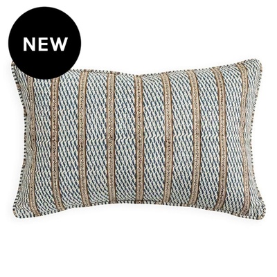 Walter G Aliki Cocoa Linen Cushion - 35cm x 55cm