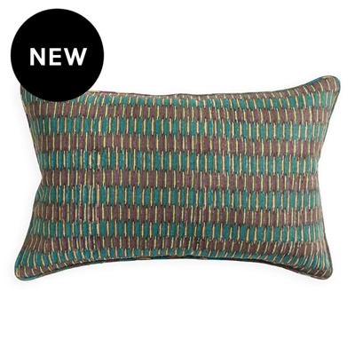 Walter G Volimes Mulberry Linen Cushion - 35cm x 55cm