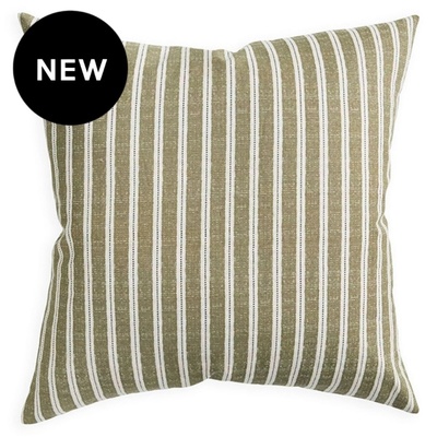 Walter G Oaxaca Khaki Linen Cushion - 55cm