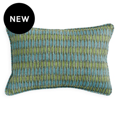 Walter G Volimes Lagoon Linen Cushion - 30cm x 45cm