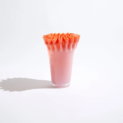 Kiki Pump Mauve Glass Vase