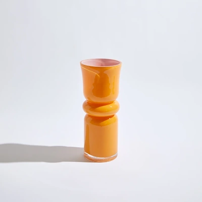 Toronto Large Apricot Glass Vase