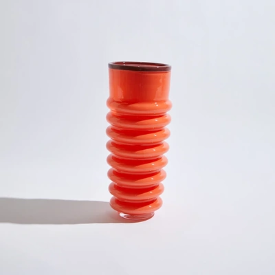Soho Large Paprika Glass Vase