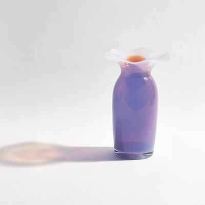 Florence Champagne Berry Tall Glass Vase