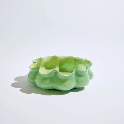 Buttercup Green Glass Bowl