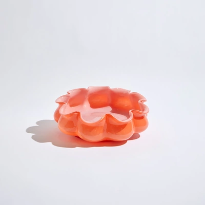 Buttercup Orange Glass Bowl