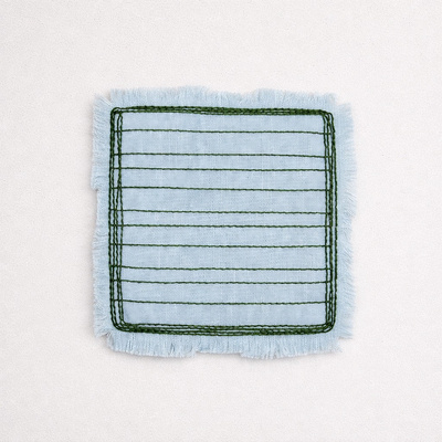 Leeroy Coaster Set - Set of 4 - Blue