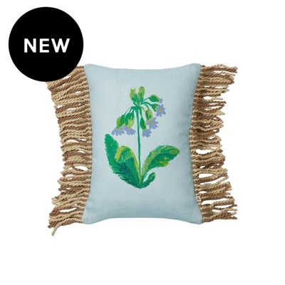 Bonnie and Neil Lea Blue Linen Cushion - 30cm x 40cm
