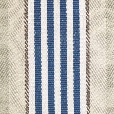 Herringbone Stripe Fabric - Petrol   