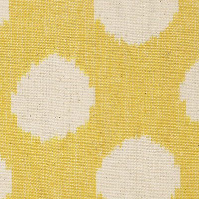Ikat Spot Fabric - Yellow