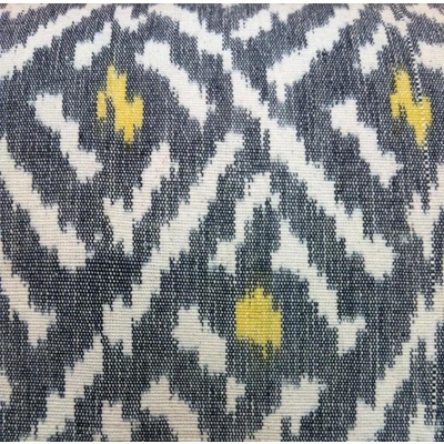Jali Ikat Fabric - Grey