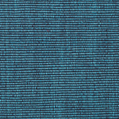 Ruff Hand Woven Textured Cotton Fabric - Petrol