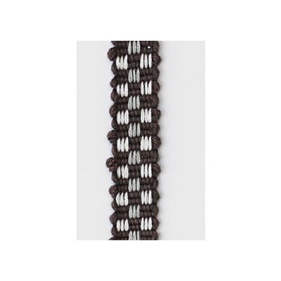 Braid, Box 15mm - Chocolate/Taupe