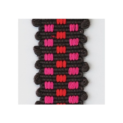 Braid, Box 30mm - Chocolate/Red