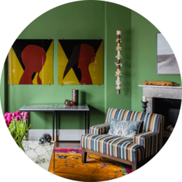 Step Inside Chrissie Jeffery's Colourful Apartment